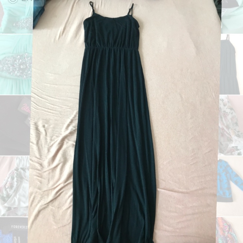Black maxi dress